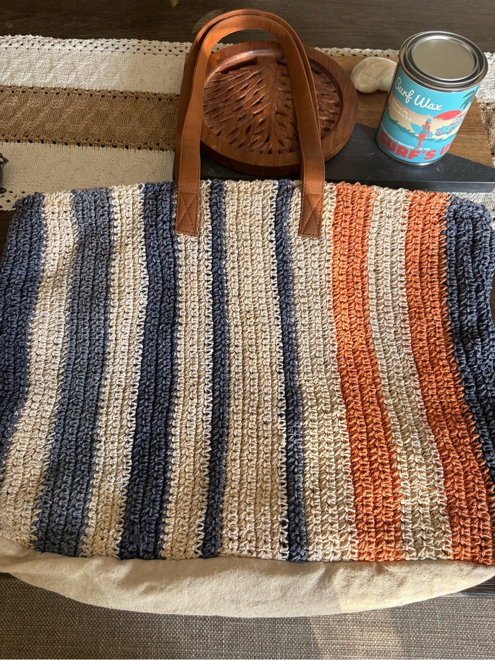 Beachly - The Shorebreak Weekender Tote - Rays for Days - preloved - Picture 3 of 5